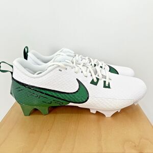 Nike Air Vapor Edge Speed 360 2 White Green Football Cleat FQ4045-101 Mens Sz 10